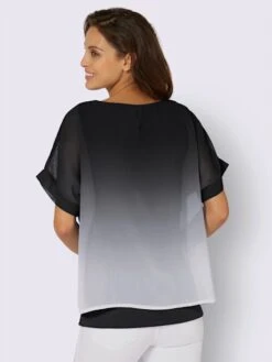 Chemisier Joli Dégradé De Couleurs -Womens Clothing Soldes Boutique 001.00F0156443 B02.001