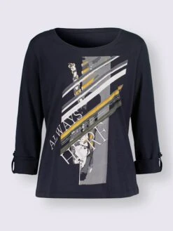 T-shirt à Manches Longues Pur Coton 7 T-shirt à Manches Longues Pur Coton -Womens Clothing Soldes Boutique 002.00F0123146 B22.001