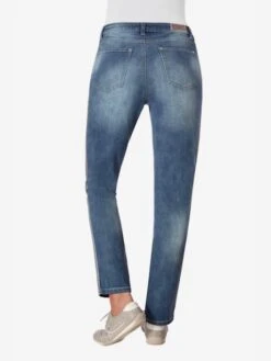 Jean Coupe Droite Bandes Argentées 7 Jean Coupe Droite Bandes Argentées -Womens Clothing Soldes Boutique 003.00F0156439 A51.003