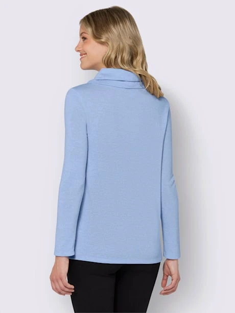 T-shirt à Col Roulé Doublé Devant 2 T-shirt à Col Roulé Doublé Devant – Image 2