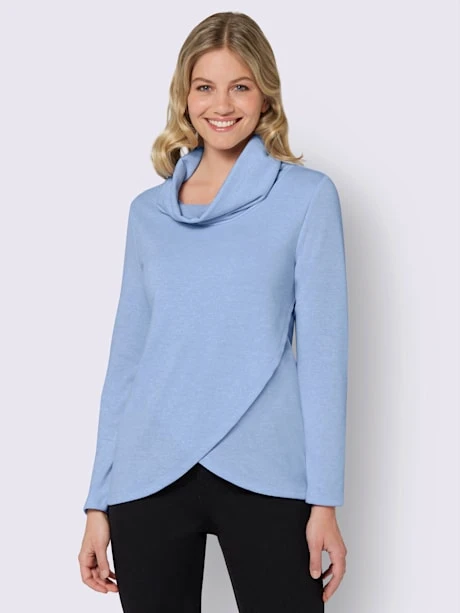 T-shirt à Col Roulé Doublé Devant 1 T-shirt à Col Roulé Doublé Devant