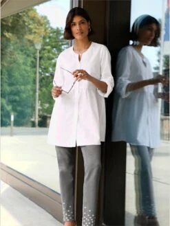 Jean Superbe Broderie Florale -Womens Clothing Soldes Boutique 003.00ZUK03347 006.135