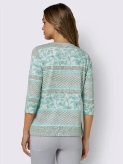 T-shirt à Manches 3/4 Plis Affinants à L'encolure 6 T-shirt à Manches 3/4 Plis Affinants à L'encolure -Womens Clothing Soldes Boutique 003.00ZUK03347 B09.001