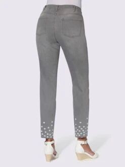 Jean Superbe Broderie Florale -Womens Clothing Soldes Boutique 003.00ZUK03347 B14.001