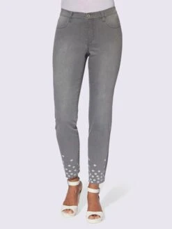 Jean Superbe Broderie Florale