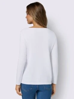 T-shirt à Manches Longues Encolure Fantaisie 4 T-shirt à Manches Longues Encolure Fantaisie -Womens Clothing Soldes Boutique 003.00ZUK03347 B18.001