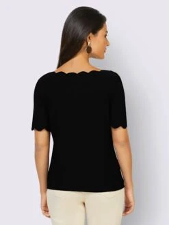 T-shirt Bords Arrondis Féminins 6 T-shirt Bords Arrondis Féminins -Womens Clothing Soldes Boutique 004.00F0130047 B12.001