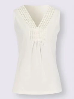 Débardeur Superbe Empiècement En Dentelle 5 Débardeur Superbe Empiècement En Dentelle -Womens Clothing Soldes Boutique 004.00ZUK03347 B04.001