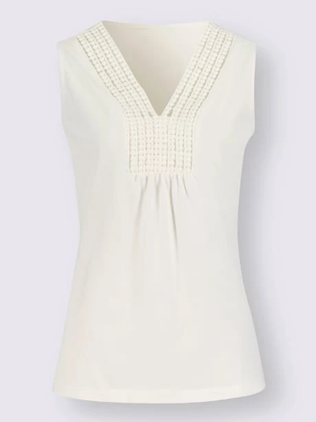 Débardeur Superbe Empiècement En Dentelle 3 Débardeur Superbe Empiècement En Dentelle – Image 3