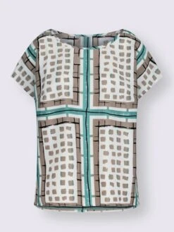 Chemisier Imprimé 7 Chemisier Imprimé -Womens Clothing Soldes Boutique 004.00ZUK05545 B04.002