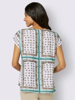 Chemisier Imprimé 6 Chemisier Imprimé -Womens Clothing Soldes Boutique 004.00ZUK05545 B05.001