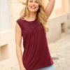 Débardeur Superbe Broderie De Madère -Womens Clothing Soldes Boutique 008.00F0257445 006.071