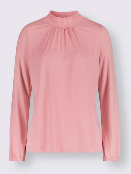 T-shirt à Col Montant Viscose 3 T-shirt à Col Montant Viscose – Image 3