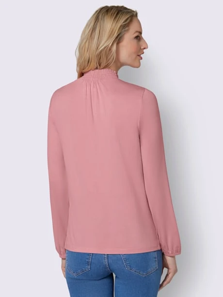 T-shirt à Col Montant Viscose 2 T-shirt à Col Montant Viscose – Image 2