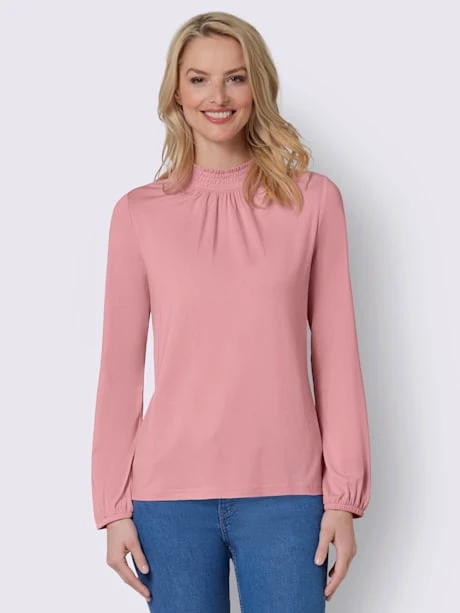 T-shirt à Col Montant Viscose 1 T-shirt à Col Montant Viscose