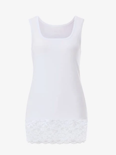 Débardeur En Dentelle Qualité Coton 2 Débardeur En Dentelle Qualité Coton – Image 2