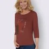 T-shirt à Manches 3/4 Pur Coton 3 T-shirt à Manches 3/4 Pur Coton -Womens Clothing Soldes Boutique 009.00F0123146 B06.001