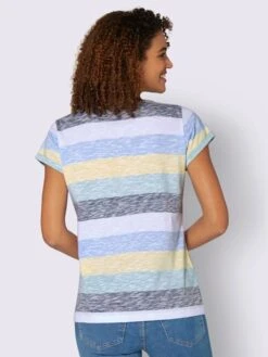 T-shirt à Rayures Pur Coton 6 T-shirt à Rayures Pur Coton -Womens Clothing Soldes Boutique 011.00F0257443 B20.001