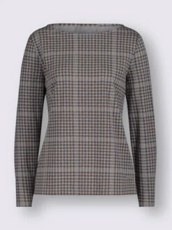 T-shirt à Manches Longues Qualité Coton -Womens Clothing Soldes Boutique 012.00F0257444 B23.001