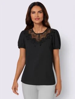 Chemisier à Manches Courtes Tricoté