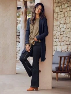 Jean Bootcut Coupe Bootcut Décontractée 9 Jean Bootcut Coupe Bootcut Décontractée -Womens Clothing Soldes Boutique 022.99EXT56444 A04.001