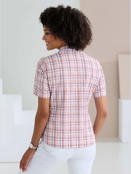 Chemisier En Coton Qualité Seersucker 2 Chemisier En Coton Qualité Seersucker – Image 2