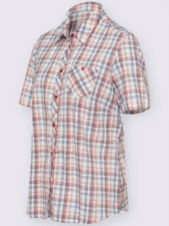 Chemisier En Coton Qualité Seersucker 6 Chemisier En Coton Qualité Seersucker -Womens Clothing Soldes Boutique 025.00ZUK03343 A50.001