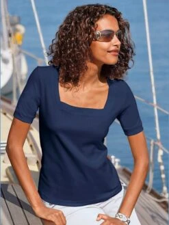 T-shirt à Manches Courtes Pur Coton