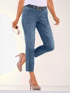 Jean 7/8 Coton Extensible Agréable