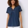 Chemisier à Manches Courtes Pur Coton -Womens Clothing Soldes Boutique 029.00F0257445 B28.001