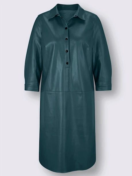 Robe En Synthétique Imitation Cuir Souple 4 Robe En Synthétique Imitation Cuir Souple – Image 4