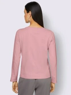 T-shirt à Manches Longues Petites Pierres Fantaisie Sur L'encolure -Womens Clothing Soldes Boutique 031.00F0130046 B15.002