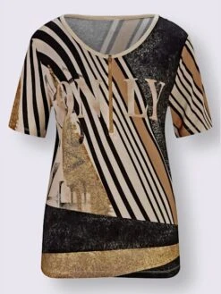 T-shirt à Manches Courtes Viscose Douce Et Fluide -Womens Clothing Soldes Boutique 035.00F0130045 B07.001