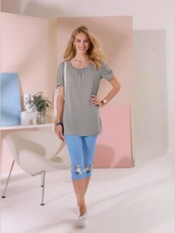 T-shirt Long Coupe Longue Affinante