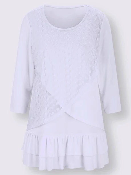 T-shirt à Manches 3/4 Viscose 3 T-shirt à Manches 3/4 Viscose – Image 3