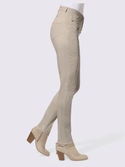 Jean Coutures Décoratives Diagonales Coupe Slim Délavé 5 Jean Coutures Décoratives Diagonales Coupe Slim Délavé -Womens Clothing Soldes Boutique 062.00PRO09844 B47.002