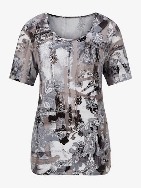 T-shirt à Encolure Ronde Viscose 2 T-shirt à Encolure Ronde Viscose – Image 2