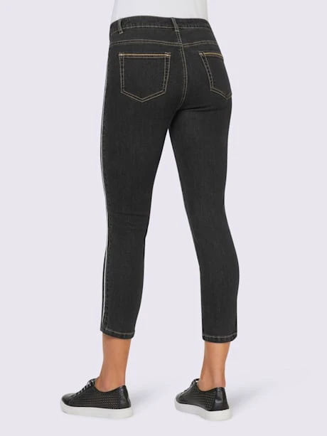 Jean Rayures Brillantes Sur Les Coutures Latérales 3 Jean Rayures Brillantes Sur Les Coutures Latérales – Image 3