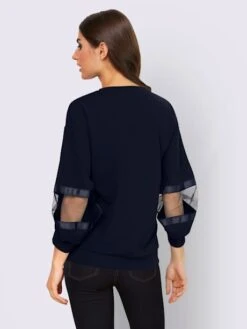 T-shirt Empiècements Maille Décoratifs -Womens Clothing Soldes Boutique 102.00ZUK66546 B08.002