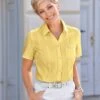 Chemisier à Manches Courtes 50% Coton 8 Chemisier à Manches Courtes 50% Coton -Womens Clothing Soldes Boutique 104.00BA155243 A04.020
