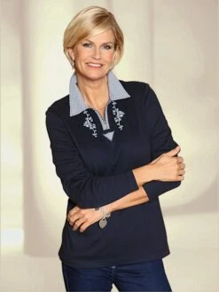 T-shirt Traditionnel Broderie