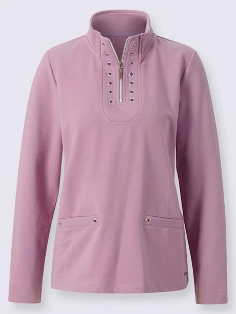 T-shirt à Manches Longues œillets Décoratifs 3 T-shirt à Manches Longues œillets Décoratifs – Image 3