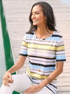 T-shirt à Encolure Ronde 50% Coton