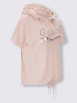 T-shirt Capuche Avec Coulisse Et Lien à Nouer 7 T-shirt Capuche Avec Coulisse Et Lien à Nouer -Womens Clothing Soldes Boutique 113.00ZUK66645 B86.001