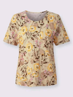 T-shirt à Manches Courtes Pur Coton -Womens Clothing Soldes Boutique 116.00BA155247 B34.001