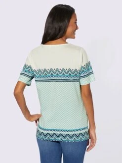 T-shirt à Manches Courtes 50% Coton Et 50% Modal -Womens Clothing Soldes Boutique 119.00BJ255347 B11.001