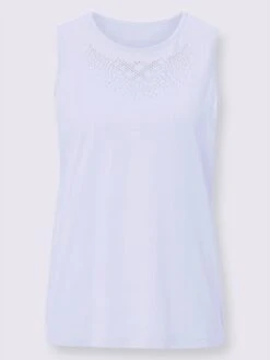 Débardeur Petites Pierres Brillantes Fantaisie 7 Débardeur Petites Pierres Brillantes Fantaisie -Womens Clothing Soldes Boutique 124.00BA255245 B10.001