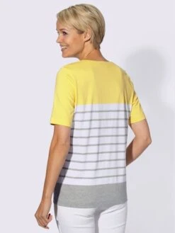 T-shirt à Encolure Ronde Jolies Rayures -Womens Clothing Soldes Boutique 126.00BJ255343 B15.001