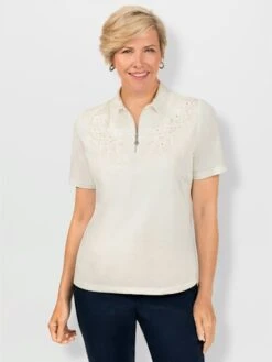 T-shirt Broderie Et Pierres Brillantes