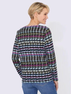 T-shirt à Encolure Ronde Encolure Ronde Passepoilée -Womens Clothing Soldes Boutique 139.00BJ155346 B05.001